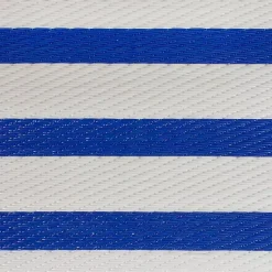 Kirklands Home Cerulean Stripes Outdoor Area Rug, 4x6 Best