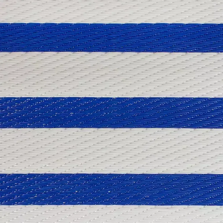 Kirklands Home Cerulean Stripes Outdoor Area Rug, 4x6 Best