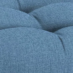 Kirklands Home Chambray French Outdoor Wicker Settee Cushion Blue