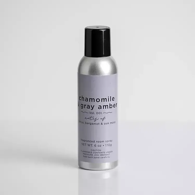 Home Fragrance>Kirklands Home Chamomile & Amber Room Spray Gray