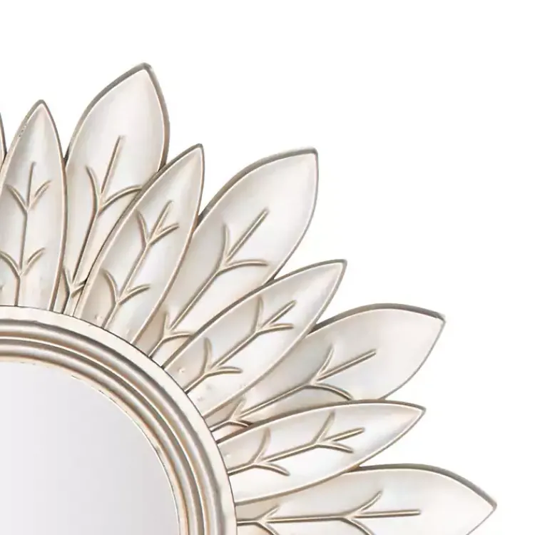 Kirklands Home Champagne Gold Round Flower Alba Wall Mirror Online