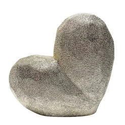 Statues & Figurines>Kirklands Home Champagne Heart Figurine Gold