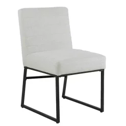 Kirklands Home Channeled Woven Dining Chair Gray