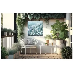 Kirklands Home Chantilly Lace Outdoor Canvas Art Print