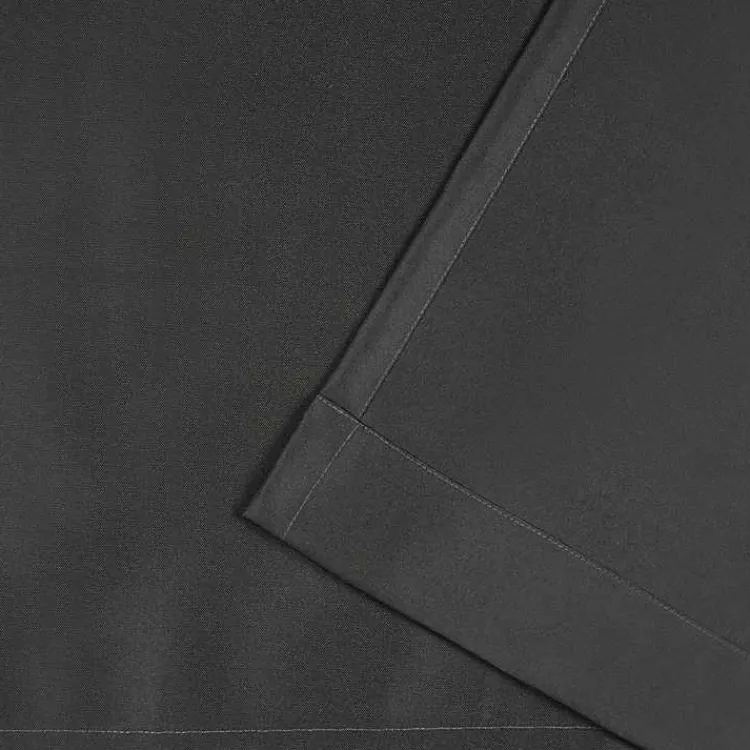 Kirklands Home Charcoal Cabana Outdoor Curtain Panel Set, 108 in.