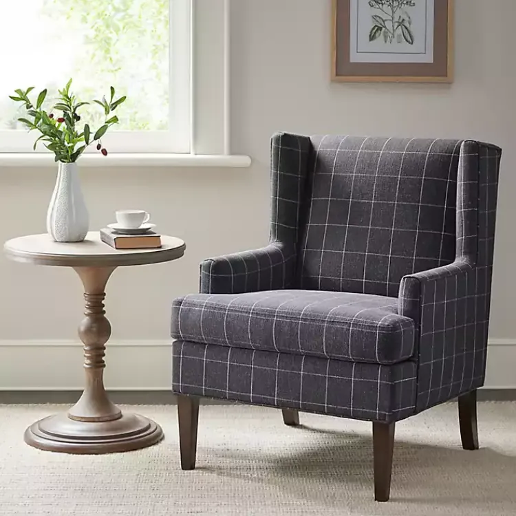 Kirklands Home Charcoal Decker Martha Stewart Accent Chair Gray Clearance