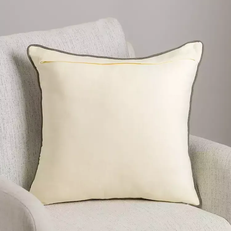 Pillows>Kirklands Home Charcoal Fall Floral Pillow