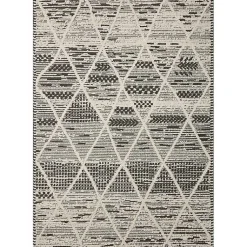 Kirklands Home Charcoal Gradient Diamond Area Rug, 5x7 Best