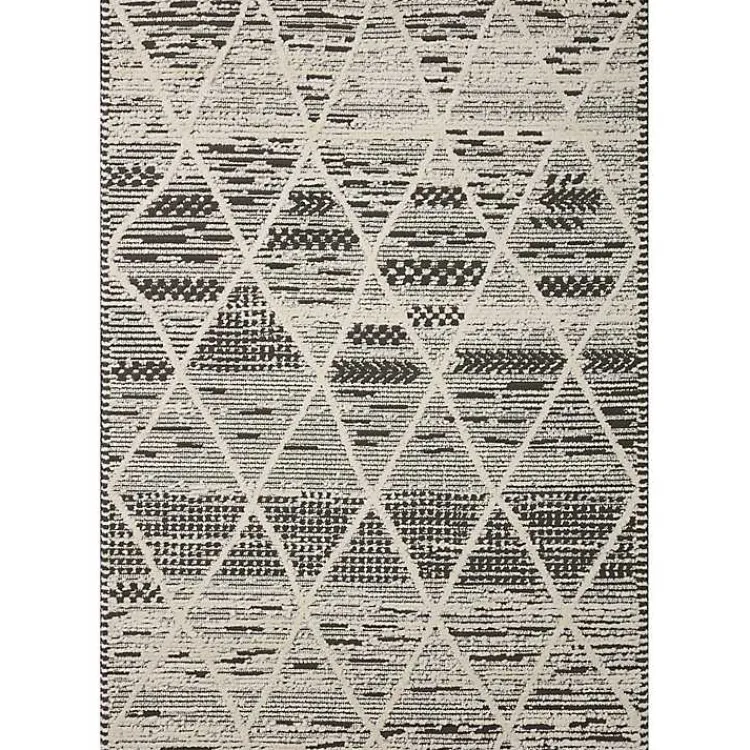 Kirklands Home Charcoal Gradient Diamond Area Rug, 5x7 Best