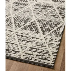 Kirklands Home Charcoal Gradient Diamond Area Rug, 5x7 Best