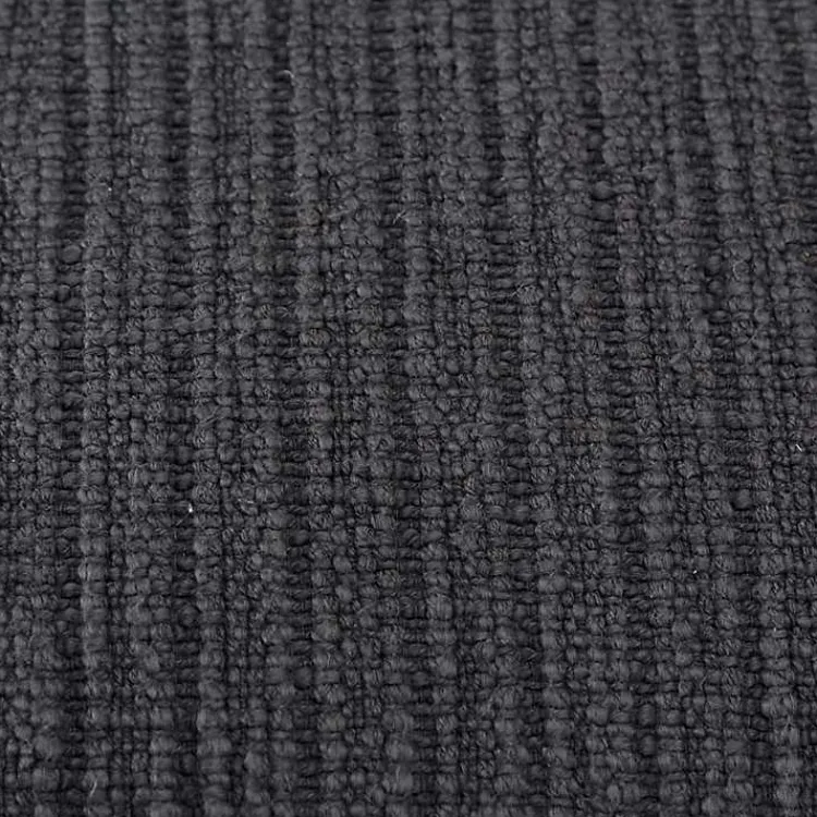 Pillows>Kirklands Home Charcoal Subtle Striped Oversized Pillow Gray