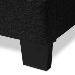Kirklands Home Charcoal Tufted Modern Queen Bed Gray Best
