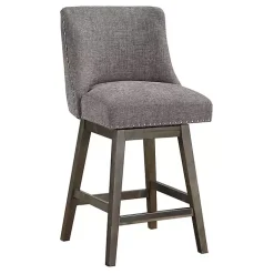 Kirklands Home Charcoal Greenfield Counter Stool Gray Online