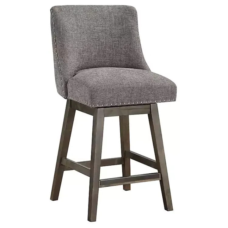 Kirklands Home Charcoal Greenfield Counter Stool Gray Online