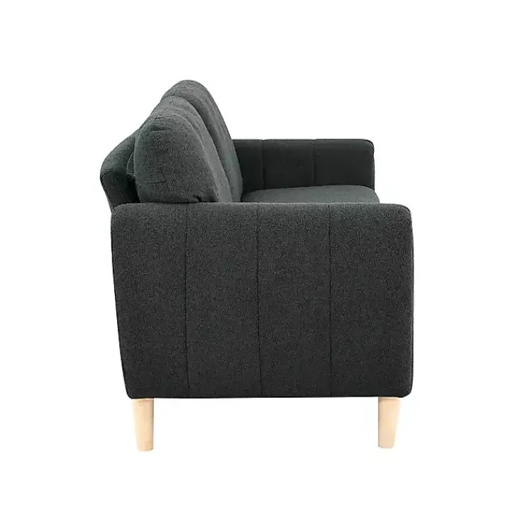 Kirklands Home Charcoal Lyon Sofa Gray Hot