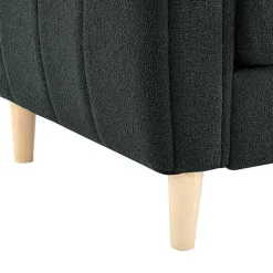 Kirklands Home Charcoal Lyon Sofa Gray Hot