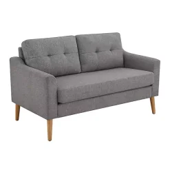 Kirklands Home Charcoal 2-pc. Loveseat & Ottoman Set Gray Sale