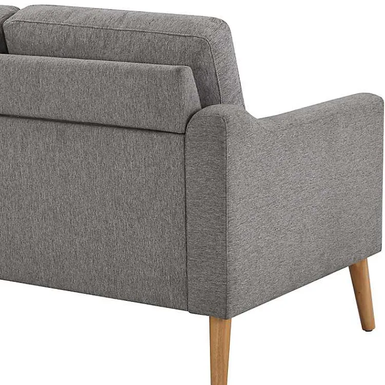 Kirklands Home Charcoal 2-pc. Loveseat & Ottoman Set Gray Sale