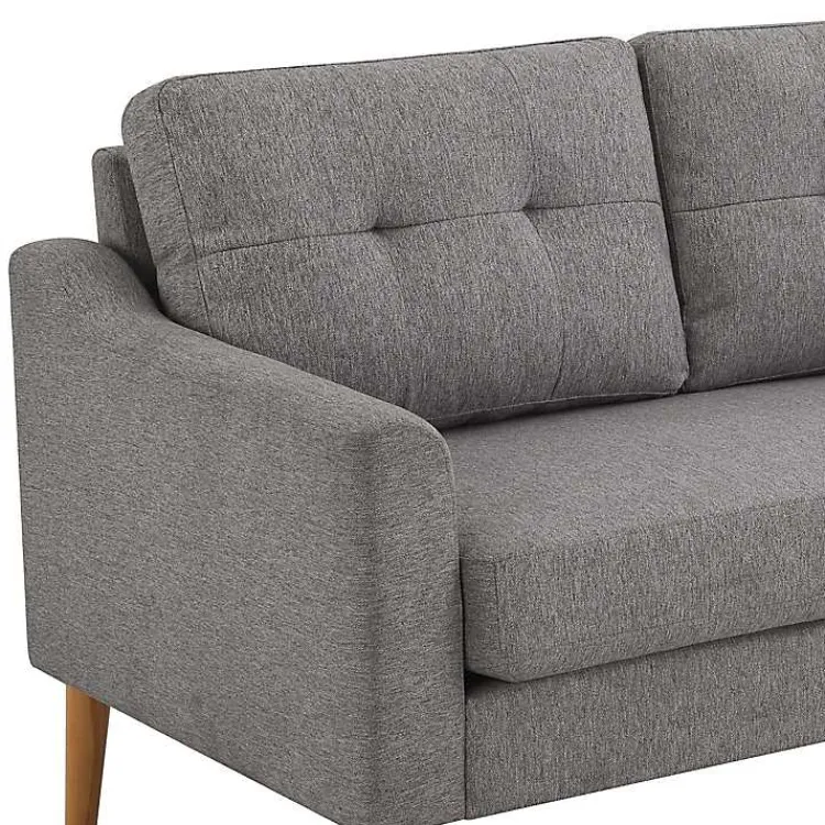 Kirklands Home Charcoal 2-pc. Loveseat & Ottoman Set Gray Sale