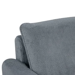 Kirklands Home Charcoal Sherpa Peri Swivel Armchair Gray Online