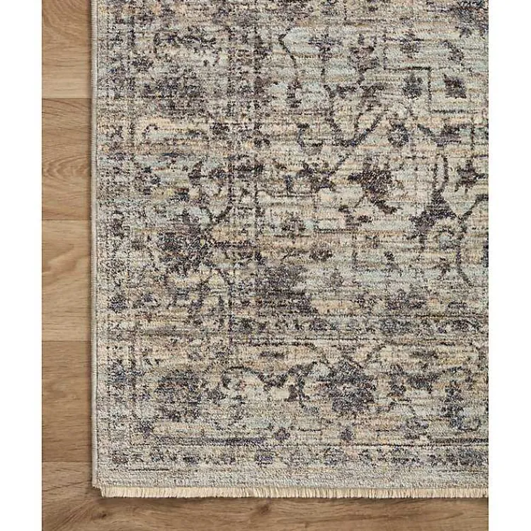Kirklands Home Charcoal Sorrento Medallion Area Rug, 6x9 Gray Sale