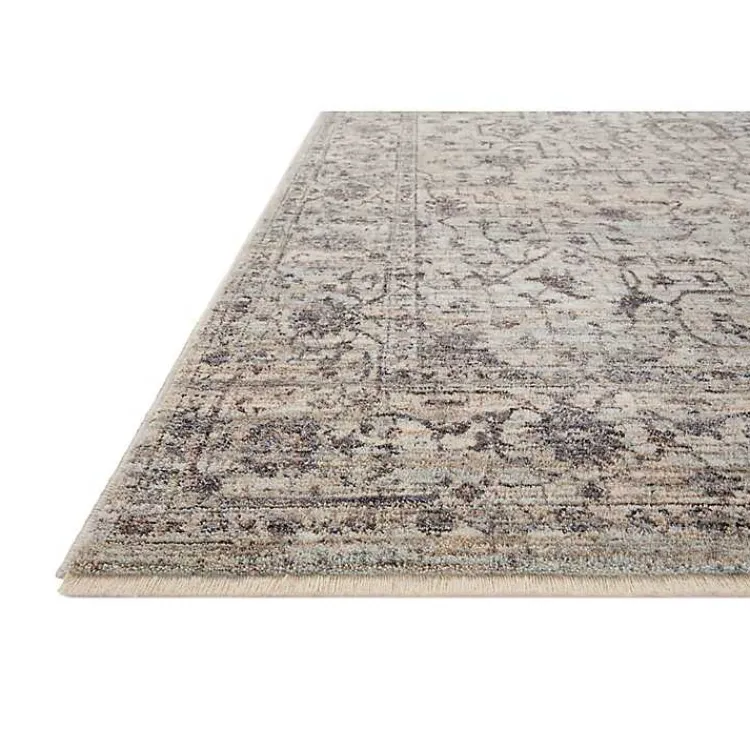 Kirklands Home Charcoal Sorrento Medallion Area Rug, 6x9 Gray Sale