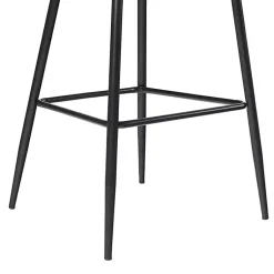 Kirklands Home Charcoal Upholstered Charli Bar Stools, Set of 2 Gray Clearance