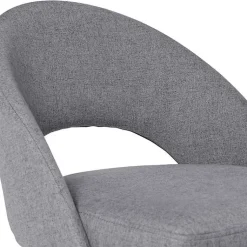 Kirklands Home Charcoal Upholstered Charli Bar Stools, Set of 2 Gray Clearance