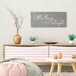 Kirklands Home Charming Every Little Thing Wall Plaque Gray Sale