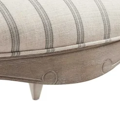 Kirklands Home Chaucer Navy Striped Accent Chair Online