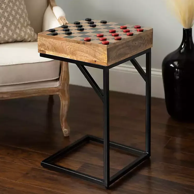 Kirklands Home Checkerboard C-Table Hot