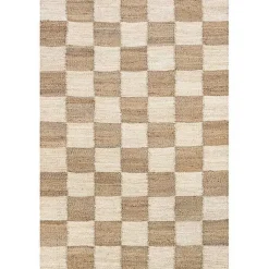 Kirklands Home Checkered Jute Area Rug, 8x10 Sale