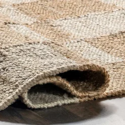 Kirklands Home Checkered Jute Area Rug, 8x10 Sale