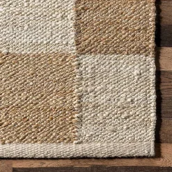 Kirklands Home Checkered Jute Area Rug, 8x10 Sale