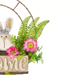 Wreaths>Kirklands Home Cheerful Bunny Welcome Easter Wreath