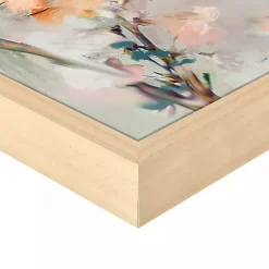 Kirklands Home Cherry Blossom Blooms Birch Framed Canvas Print New