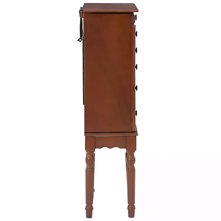 Kirklands Home Cherry 5-Drawer Ollie Petite Jewelry Armoire Brown Discount