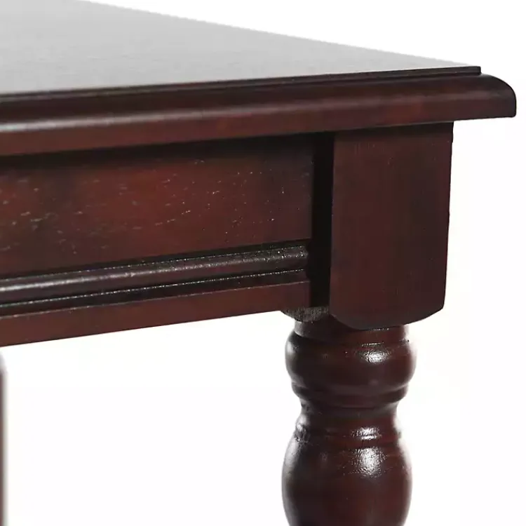 Kirklands Home Cherry Wood Sybil Accent Table Brown Discount
