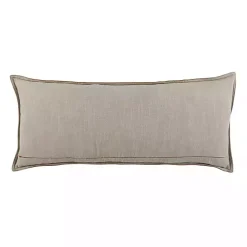 Pillows>Kirklands Home Chestnut Distressed Patina Leather Lumbar Pillow