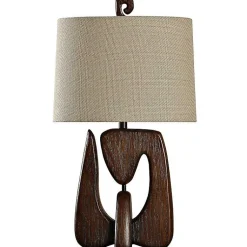 Kirklands Home Chestnut Faux Wood Table Lamp Tan Online