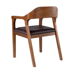 Kirklands Home Chestnut Ramus Dining Armchairs, Set of 2 Brown Online
