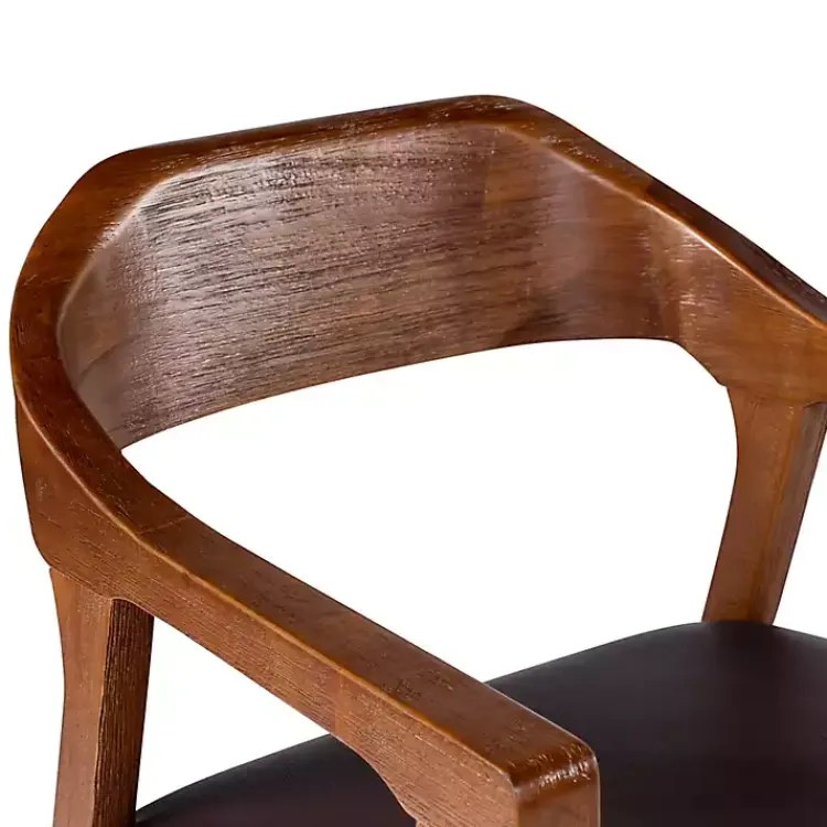 Kirklands Home Chestnut Ramus Dining Armchairs, Set of 2 Brown Online