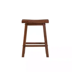 Kirklands Home Chestnut Sonoma Saddle Counter Stools, Set of 2 Brown Hot