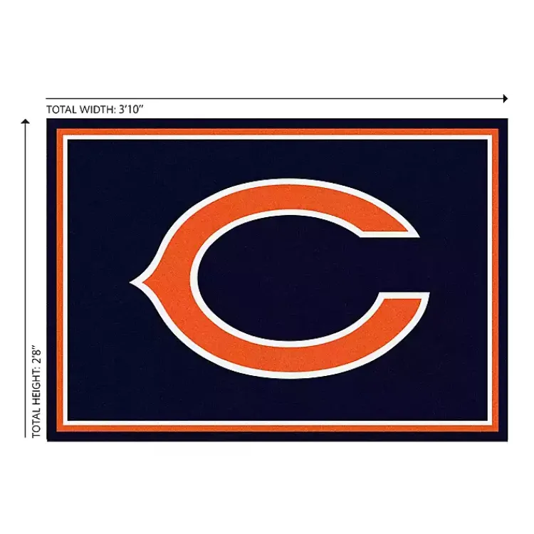 Kirklands Home Chicago Bears Area Rug, 3x4 Black Outlet