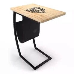 Kirklands Home Chicago Bears Wood C-Table Tan New