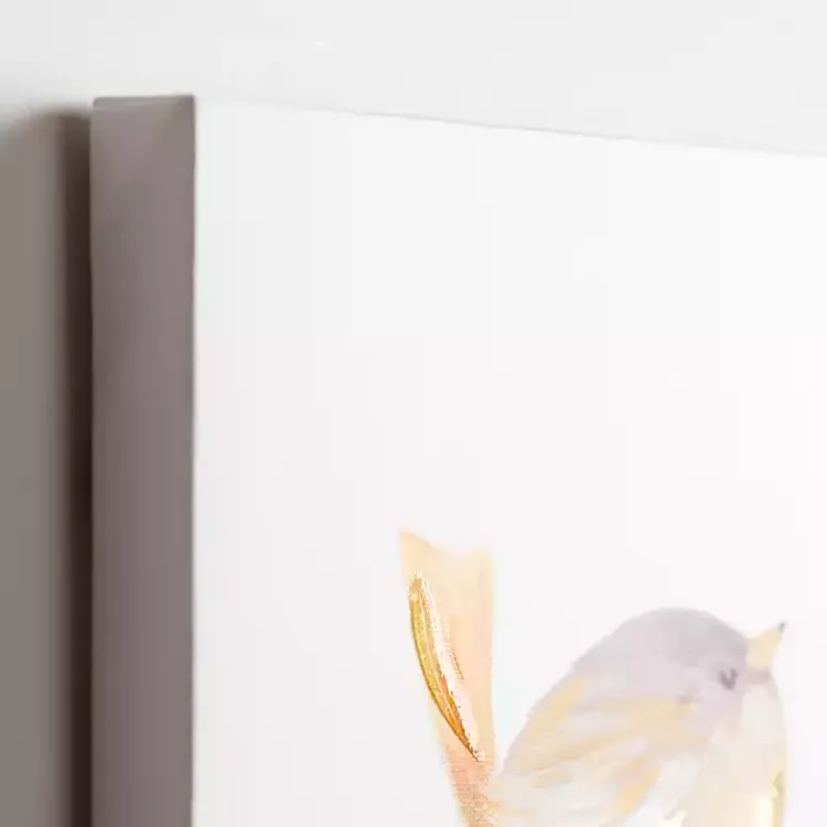 Kirklands Home Chickadee Birds Canvas Art Prints, Set of 2 New