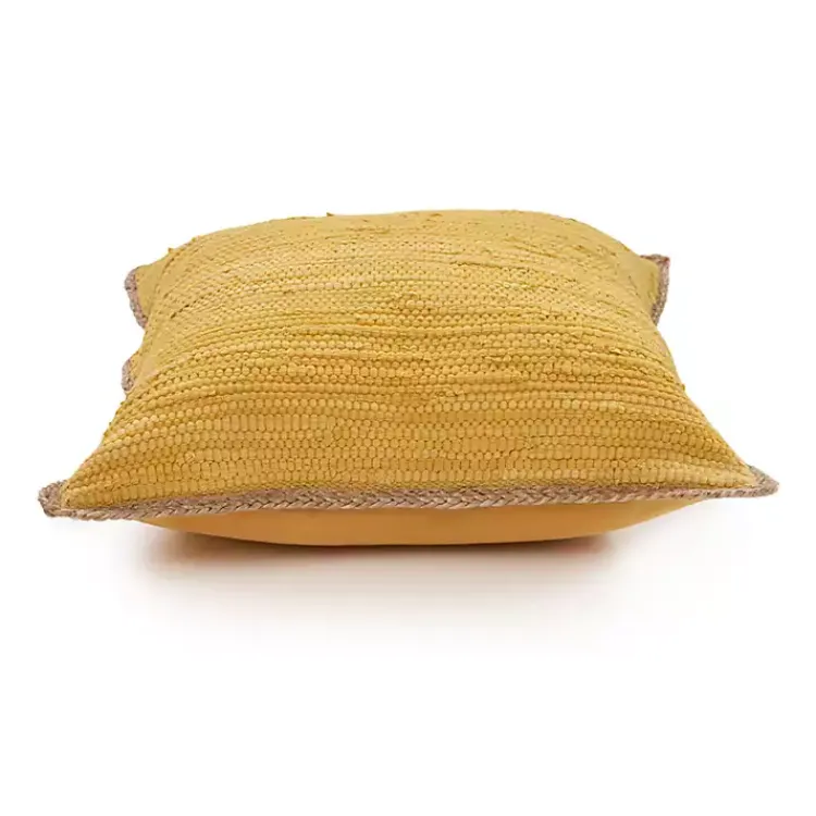 Pillows>Kirklands Home Chickadee Yellow Riley Pillow