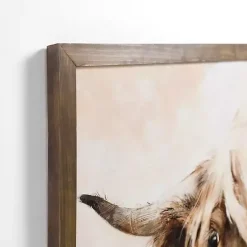 Kirklands Home Chocolate Milk Cow Framed Art Print Clearance