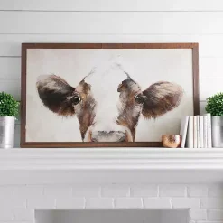 Kirklands Home Chocolate Milk Framed Art Print New