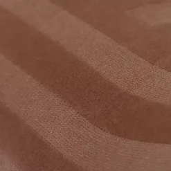 Pillows>Kirklands Home Chocolate Velvet Abstract Stripe Lumbar Pillow Brown